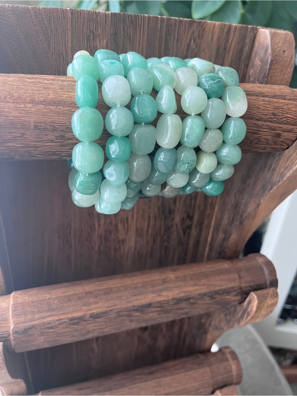 Green Aventurine Tumble Bracelet - Picture 3 of 3